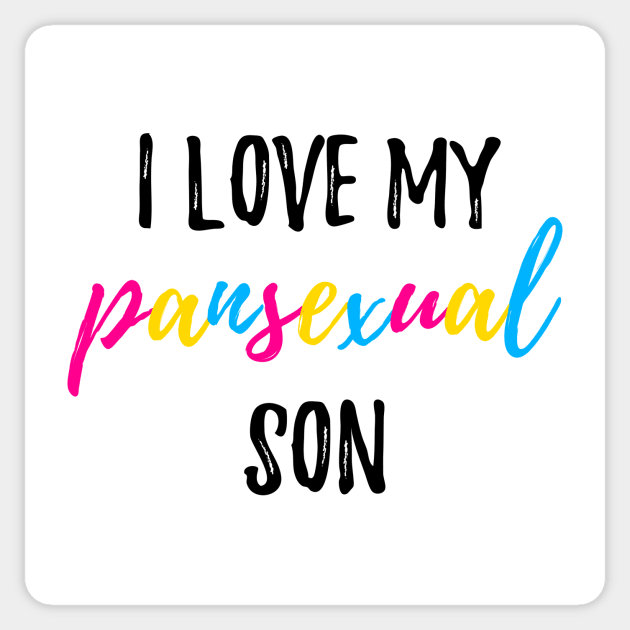 I Love My Pansexual Son Sticker by lavenderhearts